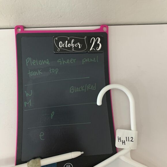 Pleione Blouse Womens M Medium Sheer Panel V Neck Lightweight Micro Pattern Tank - Picture 10 of 11